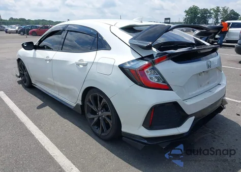 2017 Honda Civic Sport from USA, damaged, VIN SHHFK7H41HU225463